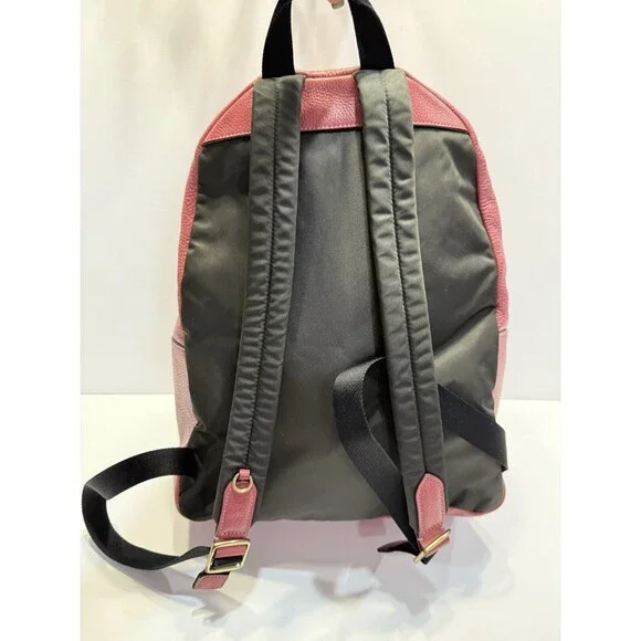 Coach Backpack New York F29004 Pink Charlie Pebble Leather Bag - Picture 7 of 16